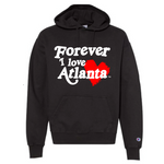 FOREVER I LOVE ATLANTA - LOGO HOODIE (BLACK/RED/WHITE)